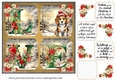 LOVE Christmas pup card front 21