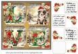 LOVE Christmas pup card front 22