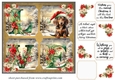 LOVE Christmas pup card front 23
