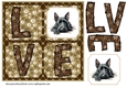 LOVE Scottish terrier card front 8