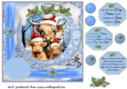 Framed Christmas family card front 1