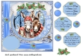 Framed Christmas family card front 3