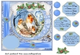 Framed Christmas family card front 5
