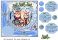 Framed Christmas family card front 7