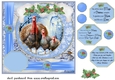 Framed Christmas family card front 11
