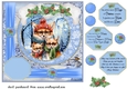 Framed Christmas family card front 14