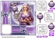 Lilac Christmas card front 2