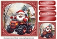 Santas new ride card front 9