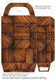 Wood effect gift bag 2