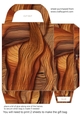 Wood effect gift bag 3