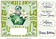 Emerald green perfume bottle card front 2