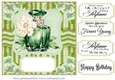 Emerald green perfume bottle card front 9