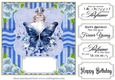 Blue perfume bottle card front 1