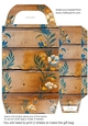 Wooden folk art gift bag 6