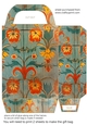 Wooden folk art gift bag 8