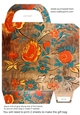 Wooden folk art gift bag 12