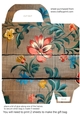Wooden folk art gift bag 19
