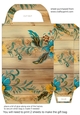 Wooden folk art gift bag 22