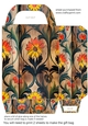 Wooden folk art gift bag 25