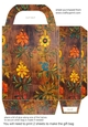 Wooden folk art gift bag 27