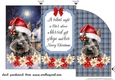 Christmas Scottish terrier money/voucher wallet(with verse) 1