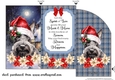 Christmas Scottish terrier money/voucher wallet(with verse) 3
