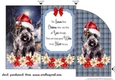 Christmas Scottish terrier money/voucher wallet(with verse) 4