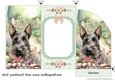 Scottish terrier in garden money/voucher wallet 3