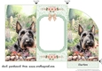 Scottish terrier in garden money/voucher wallet 4