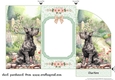 Scottish terrier in garden money/voucher wallet 5