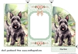 Scottish terrier in garden money/voucher wallet 6