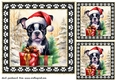 3 Framed Christmas pup card front/toppers 4
