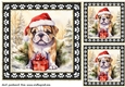 3 Framed Christmas pup card front/toppers 5