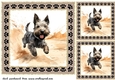 3 Desert Scottish terrier card fronts/toppers 4