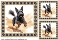 3 Desert Scottish terrier card fronts/toppers 7