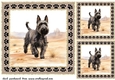 3 Desert Scottish terrier card fronts/toppers 13