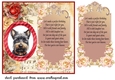 Scottish terrier red rose and music card front 4