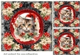 3 Christmas cat card fronts/toppers 1