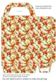 Red poinsettia gift bag n9