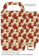 Red poinsettia gift bag n10