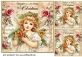 3 Christmas angel card fronts/toppers 2