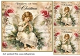 3 Christmas angel card fronts/toppers 4