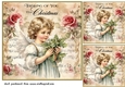 3 Christmas angel card fronts/toppers 9