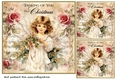3 Christmas angel card fronts/toppers 10
