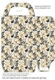 White poinsettia gift bag 6