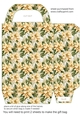 White poinsettia gift bag 7
