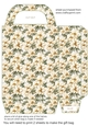 White poinsettia gift bag 11