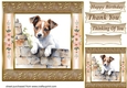 The nosy Jack Russell terrier card front 2