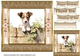 The nosy Jack Russell terrier card front 4