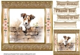 The nosy Jack Russell terrier card front 5